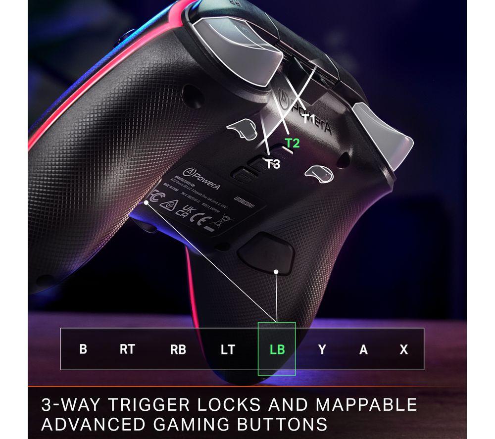 POWERA Advantage Lumectra Wired Controller for Xbox Series X|S - Black image number 22 of 25