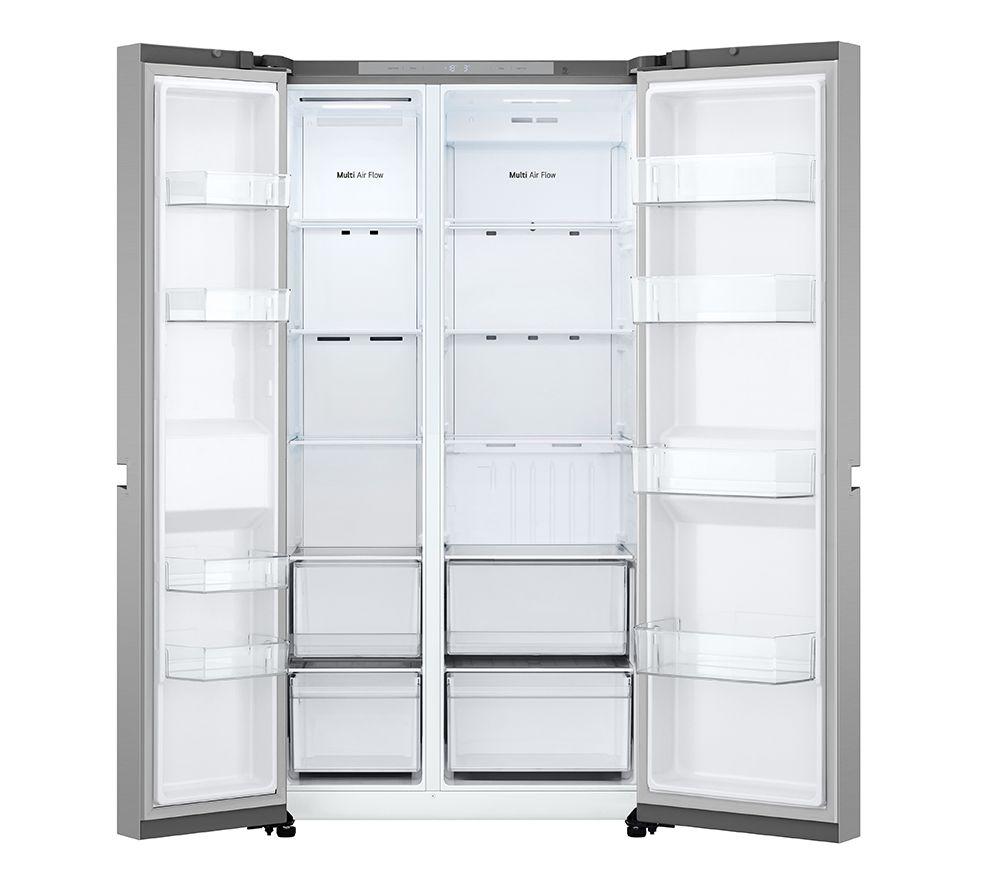 LG NatureFRESH GSBC40PYPE American-Style Fridge Freezer - Prime Silver image number 2 of 14