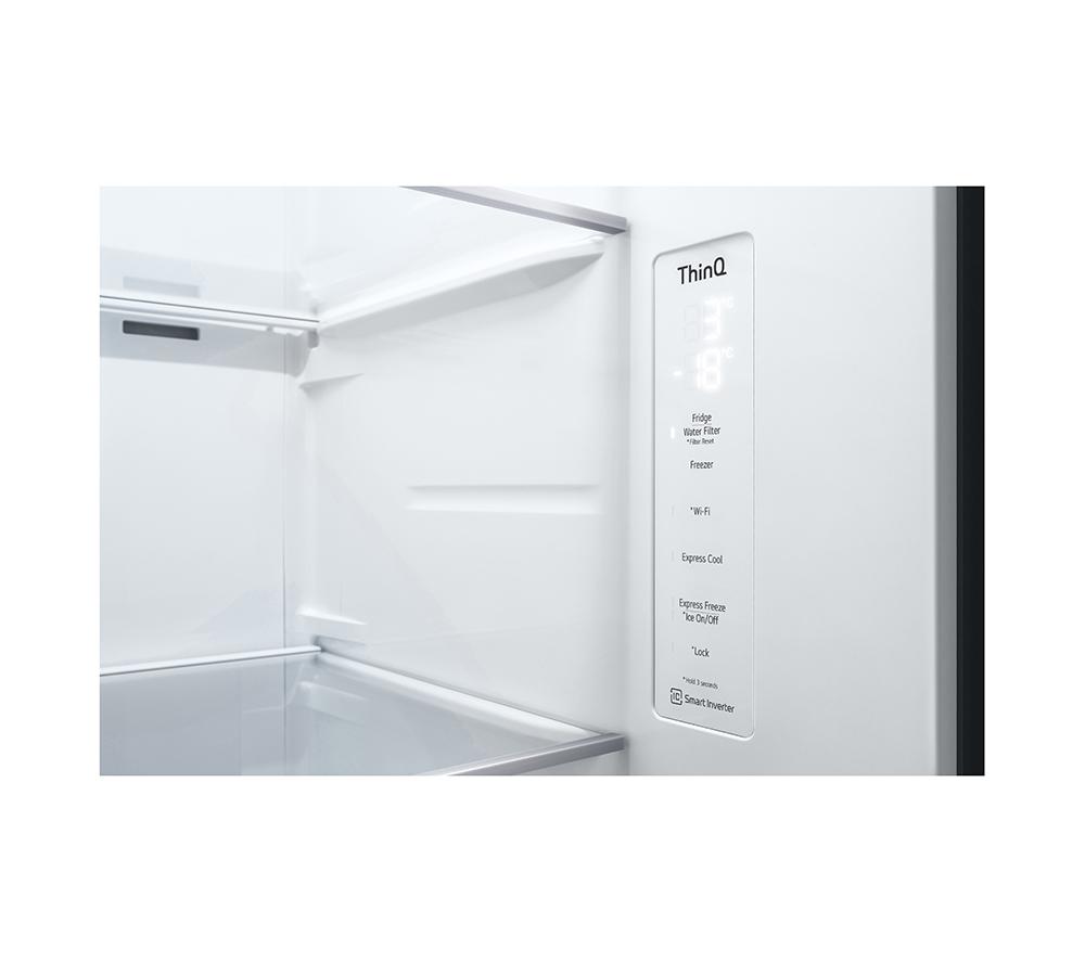 LG InstaView GSGV80PYLL American-Style Smart Fridge Freezer - Prime Silver image number 13 of 18