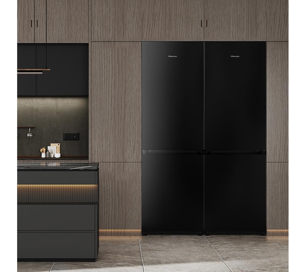 HISENSE KitchenFit RB5K330GSFC Smart 60/40 Fridge Freezer - Black image number 19 of 21