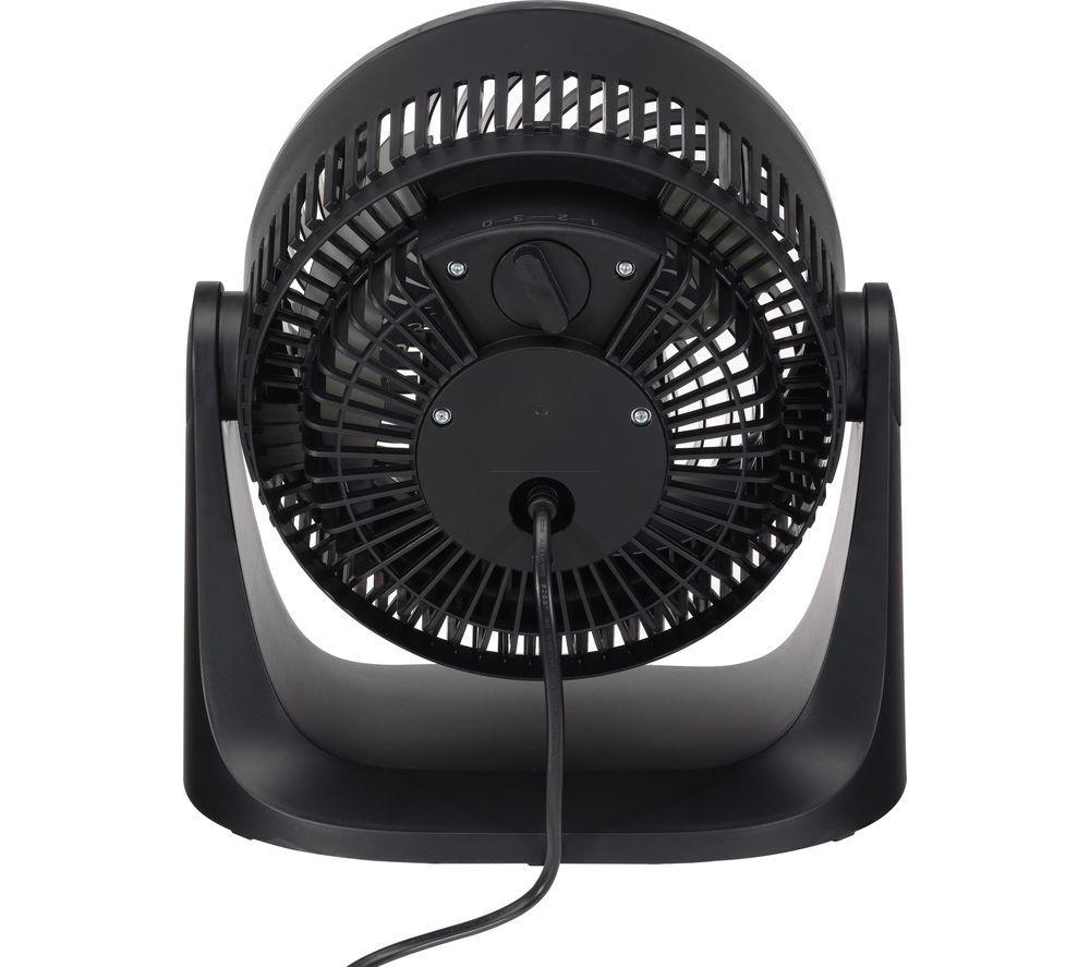 LOGIK L07DFB25 7" Desk Fan - Black image number 2 of 4