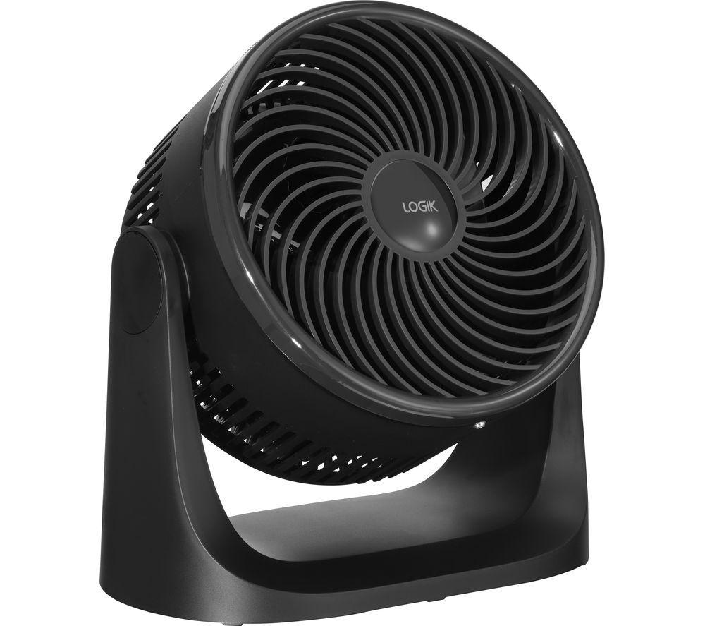 LOGIK L07DFB25 7" Desk Fan - Black image number 4 of 4