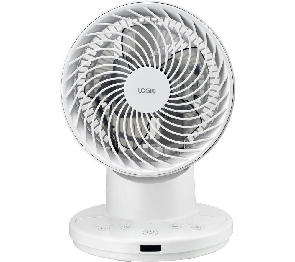 LOGIK L06CFW25 6" Desk Fan - White