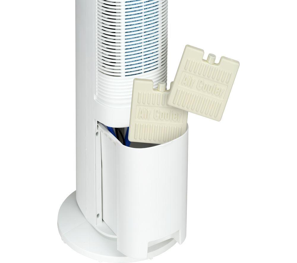 LOGIK L04TACW25 Portable Tower Fan - White image number 4 of 7