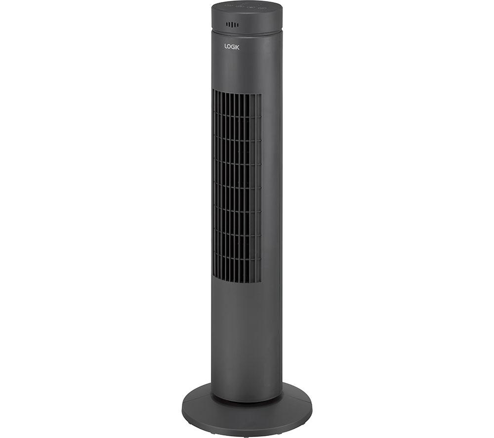 LOGIK L07TFG25 30" Tower Fan - Black image number 3 of 5