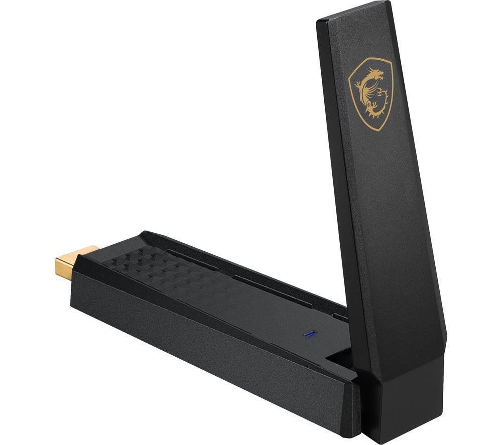 MSI AXE5400 USB Wireless Adapter - Tri-band image number 3 of 6