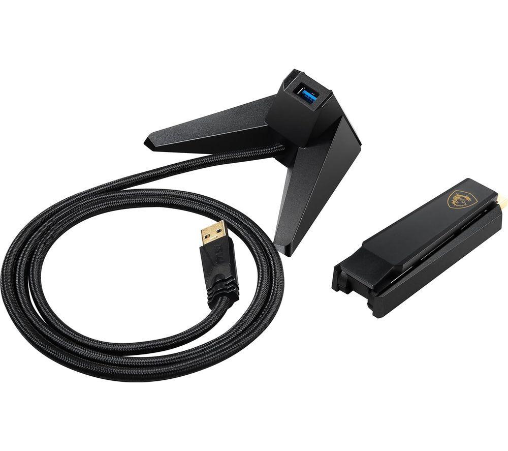 MSI AXE5400 USB Wireless Adapter - Tri-band image number 5 of 6