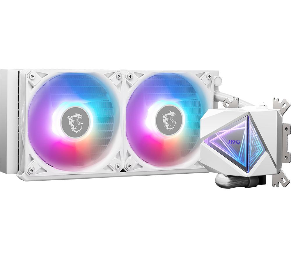 MSI MAG CORELIQUID I240 240 mm Liquid CPU Cooler - RGB LED, White image number 6 of 7