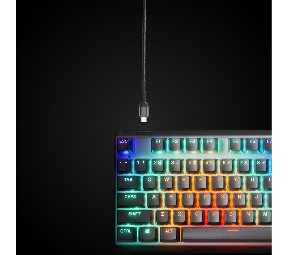STEELSERIES Apex Pro Gen 3 Mechanical Gaming Keyboard - Black image number 8 of 12