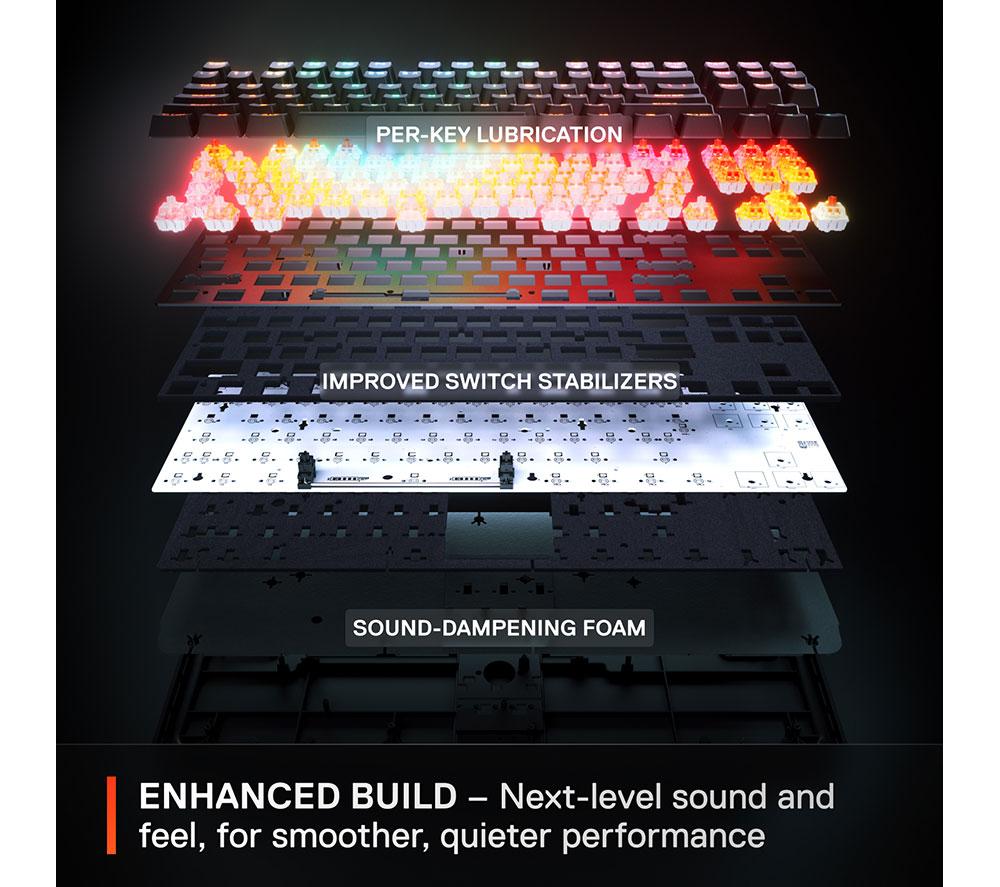 STEELSERIES Apex Pro TKL Gen 3 Mechanical Gaming Keyboard - Black image number 2 of 15