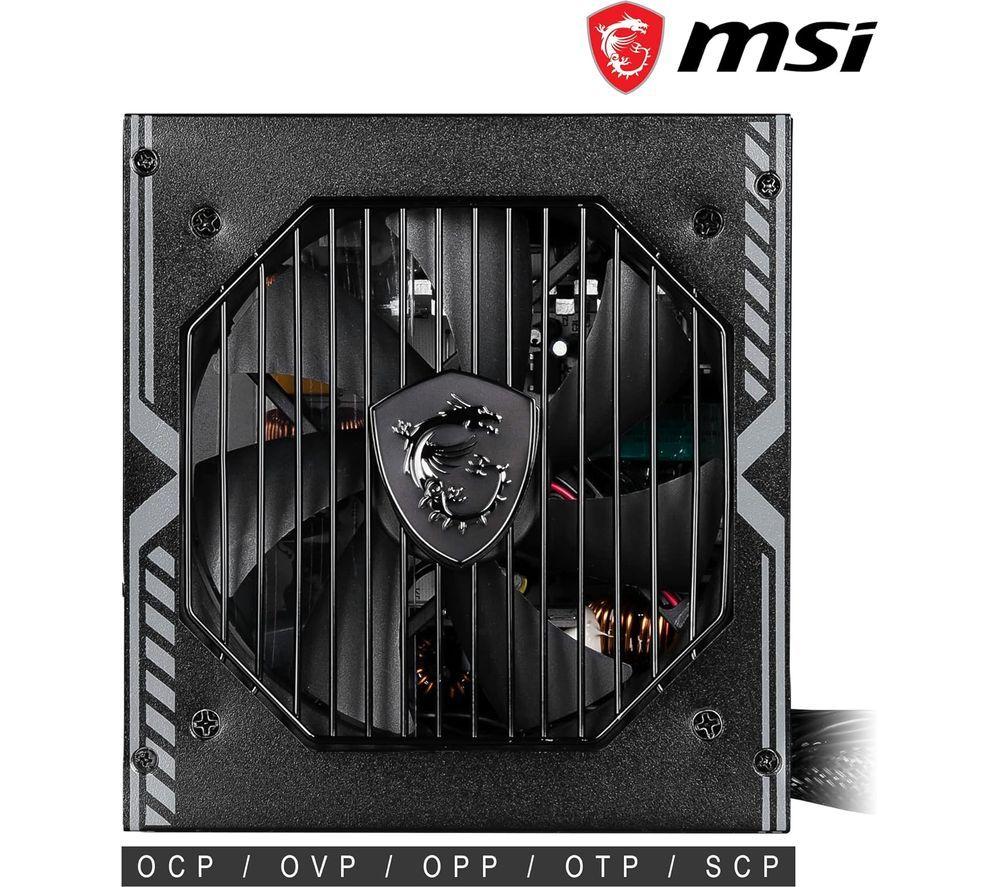 MSI MAG A550BN Fixed ATX PSU - 550 W image number 3 of 6