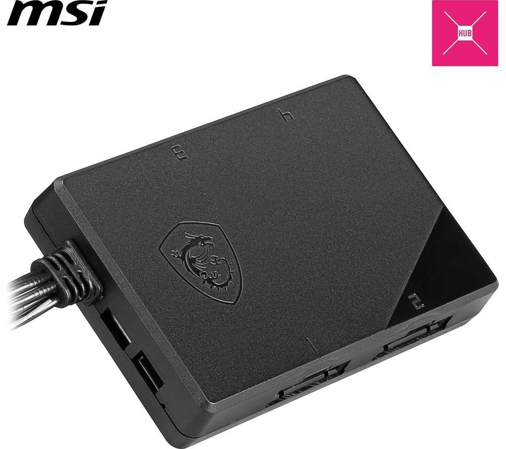 MSI MPG EZ120 120 mm Case Fan - ARGB, Triple Pack - Black image number 2 of 4