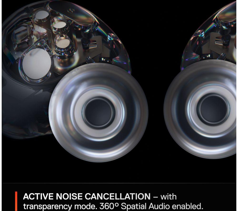 STEELSERIES Arctis GameBuds Wireless Noise-Cancelling Gaming Earbuds for PS5 - White image number 10 of 20