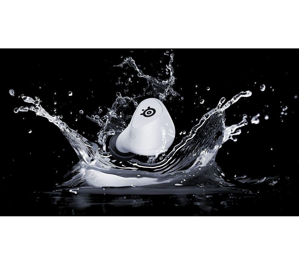 STEELSERIES Arctis GameBuds Wireless Noise-Cancelling Gaming Earbuds for PS5 - White image number 14 of 20