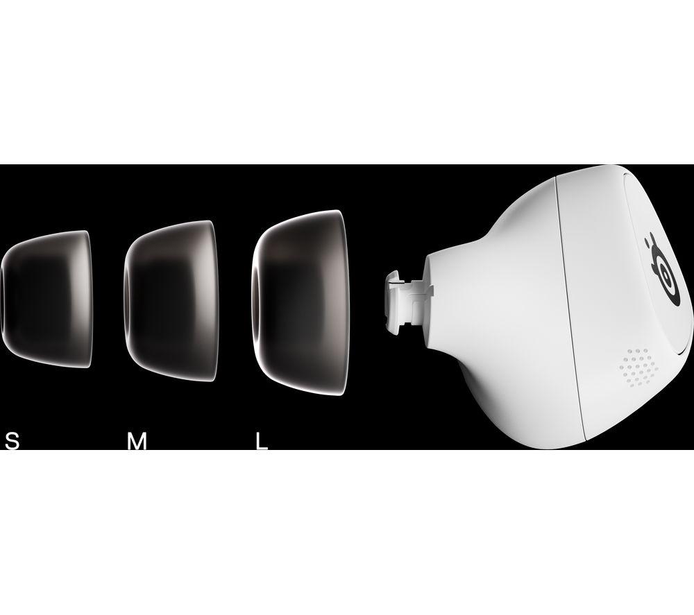 STEELSERIES Arctis GameBuds Wireless Noise-Cancelling Gaming Earbuds for PS5 - White image number 15 of 20