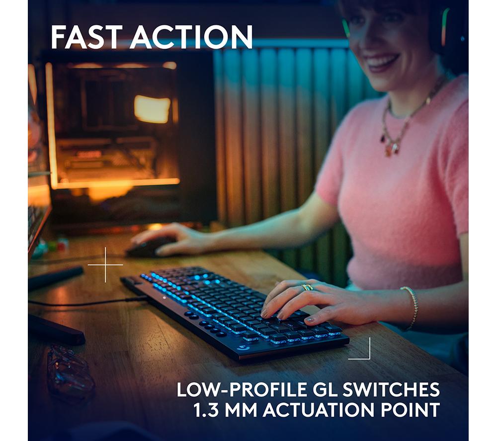LOGITECH G915 X Mechanical Gaming Keyboard - Tactile Black image number 3 of 8
