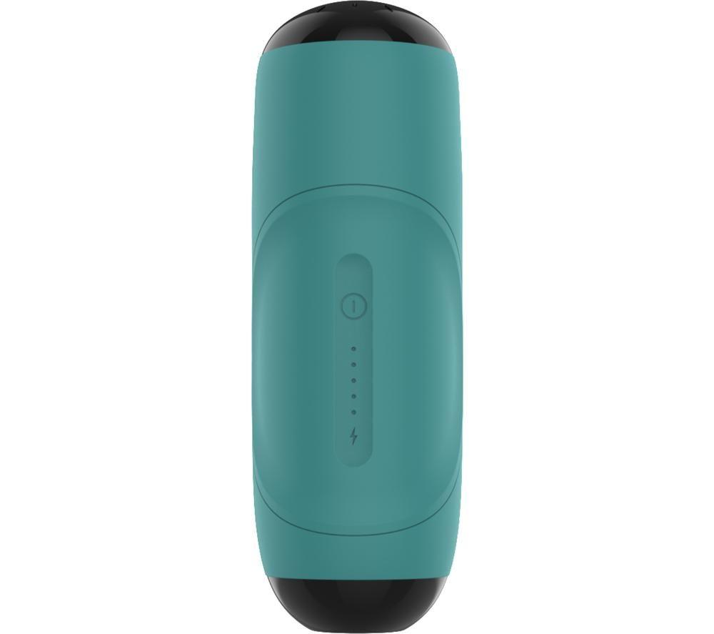 FIZFIT MGA1T Mini Handheld Body Massager - Turquoise & Black image number 4 of 5