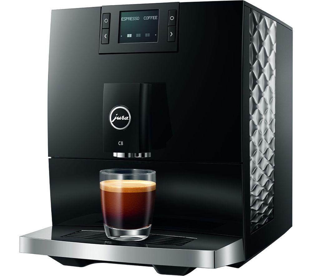 JURA C8 Smart Bean to Cup Coffee Machine - Piano Black image number 2 of 4