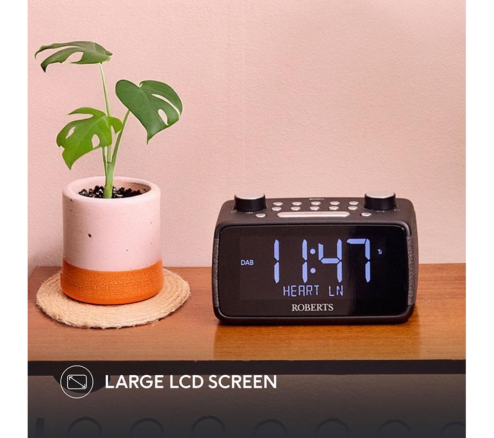 ROBERTS Ortus 4 DAB+/FM Clock Radio - Black image number 6 of 7