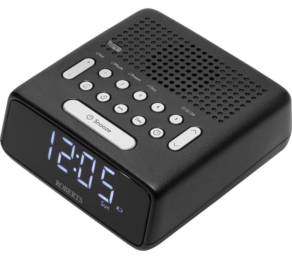 ROBERTS Ortus FM Clock Radio - Black image number 3 of 4