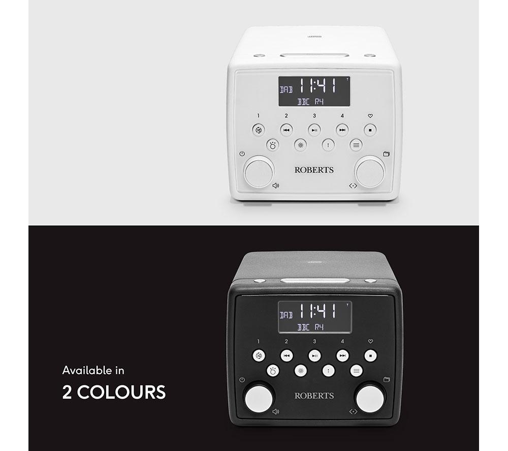 ROBERTS SOUND 49 DAB+ / FM Bluetooth Clock Radio - White image number 5 of 8
