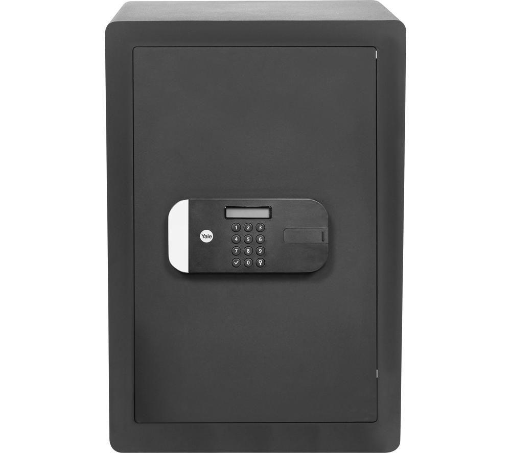 Yale Ysfm/520/Eg1 Maximum Security Fingerprint Home Safe - Large, Black, Black