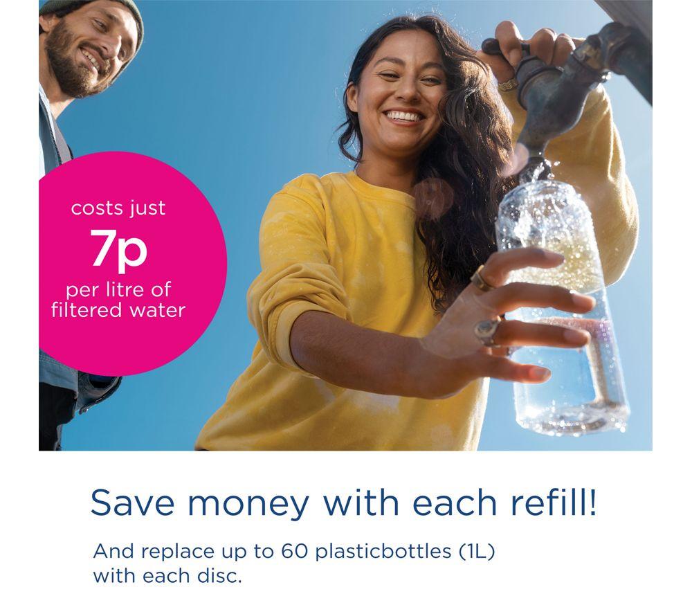 BRITA Model Vital Water Filter Bottle - Light Blue image number 5 of 7