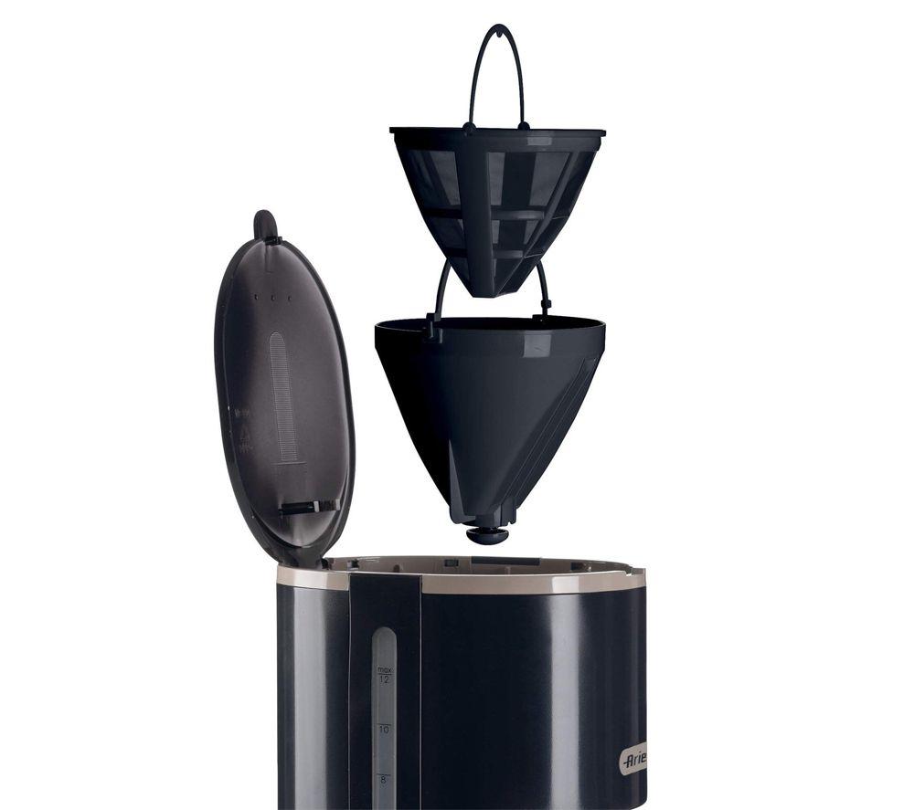 ARIETE Breakfast ARPK46 Jug Kettle, 2-Slice Toaster & Filter Coffee Machine Bundle - Dark Grey image number 3 of 13