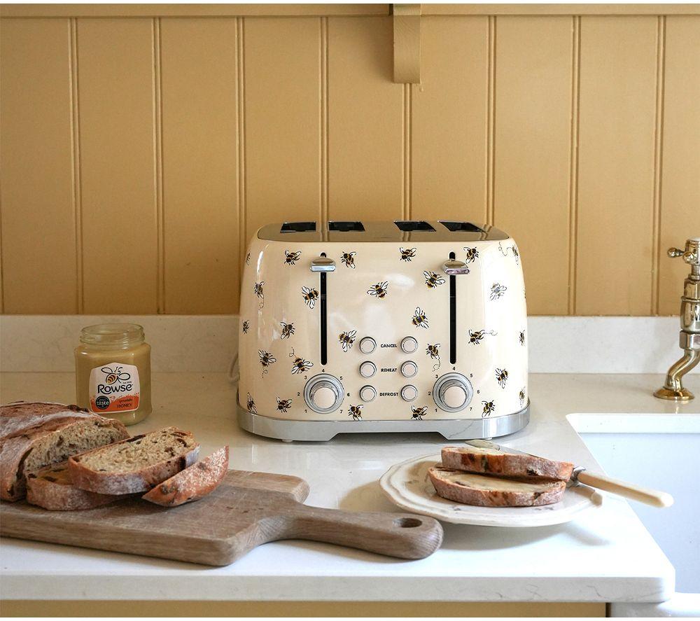 VQ 4 Slice Toaster - Cath Kidston Bees image number 2 of 7