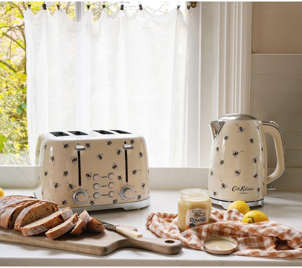 VQ 4 Slice Toaster - Cath Kidston Bees image number 3 of 7