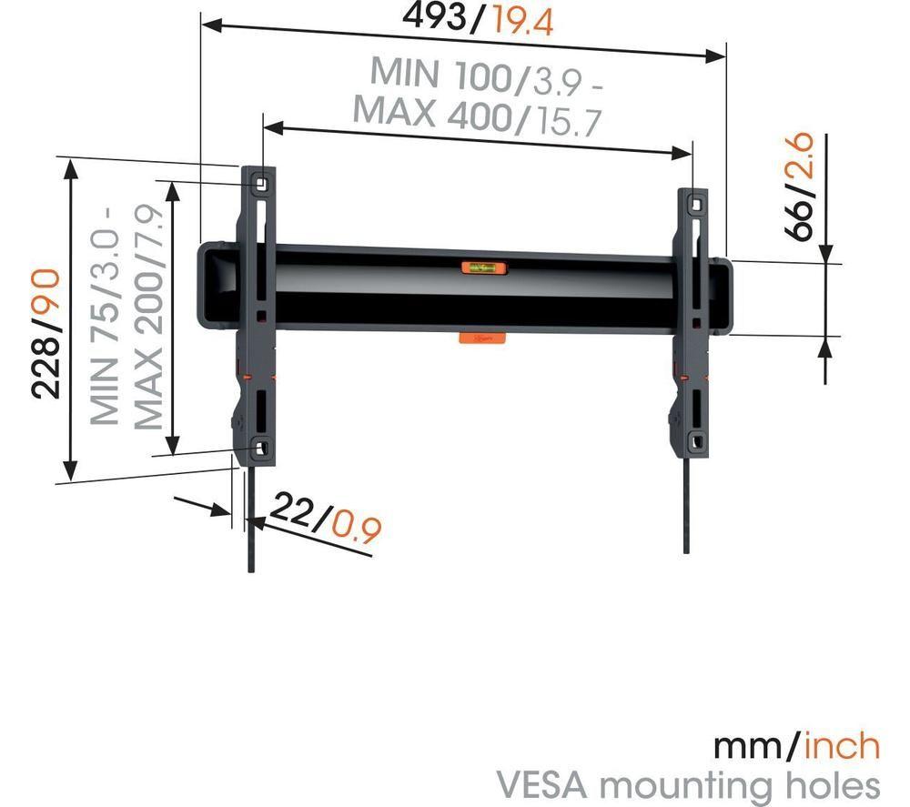 VOGELS Comfort TVM 3405 SP Fixed 32 - 77" OLED TV Bracket image number 5 of 7
