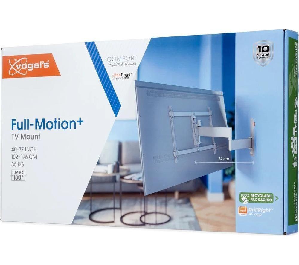 VOGELS Comfort TVM 3645 Full Motion 40-77" TV Bracket - White image number 4 of 4