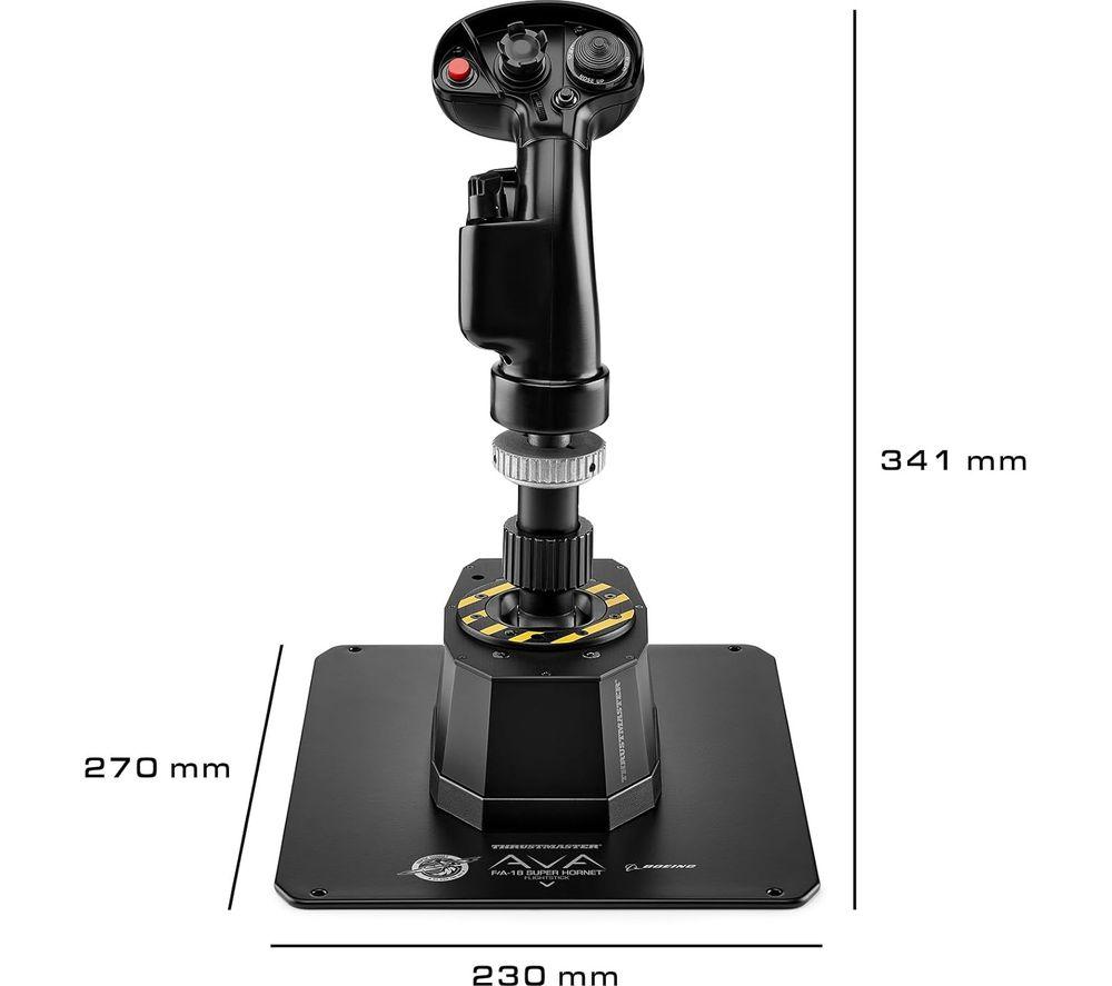 THRUSTMASTER F/A-18C Hornet HOTAS Add-on Grip with Base - Black image number 7 of 10