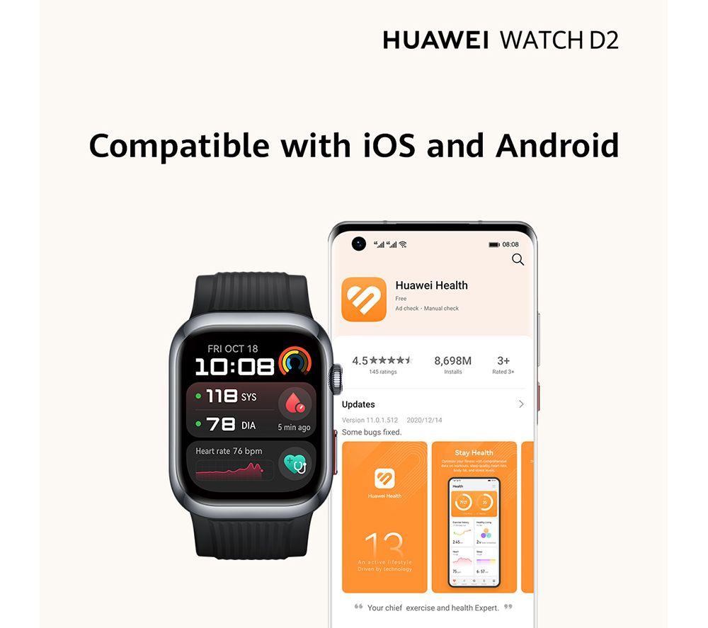 HUAWEI Watch D2 - Black image number 7 of 8