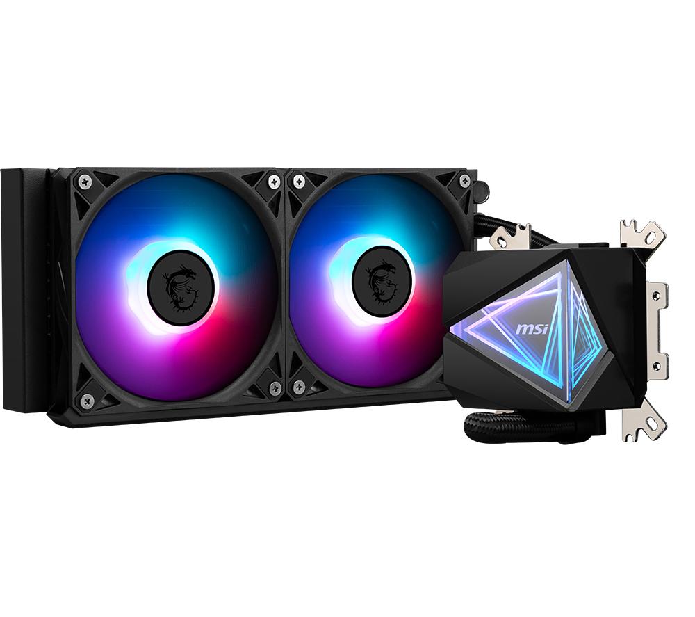 MSI MAG CORELIQUID i240 240 mm Liquid CPU Cooler - RGB LED, Black image number 6 of 8