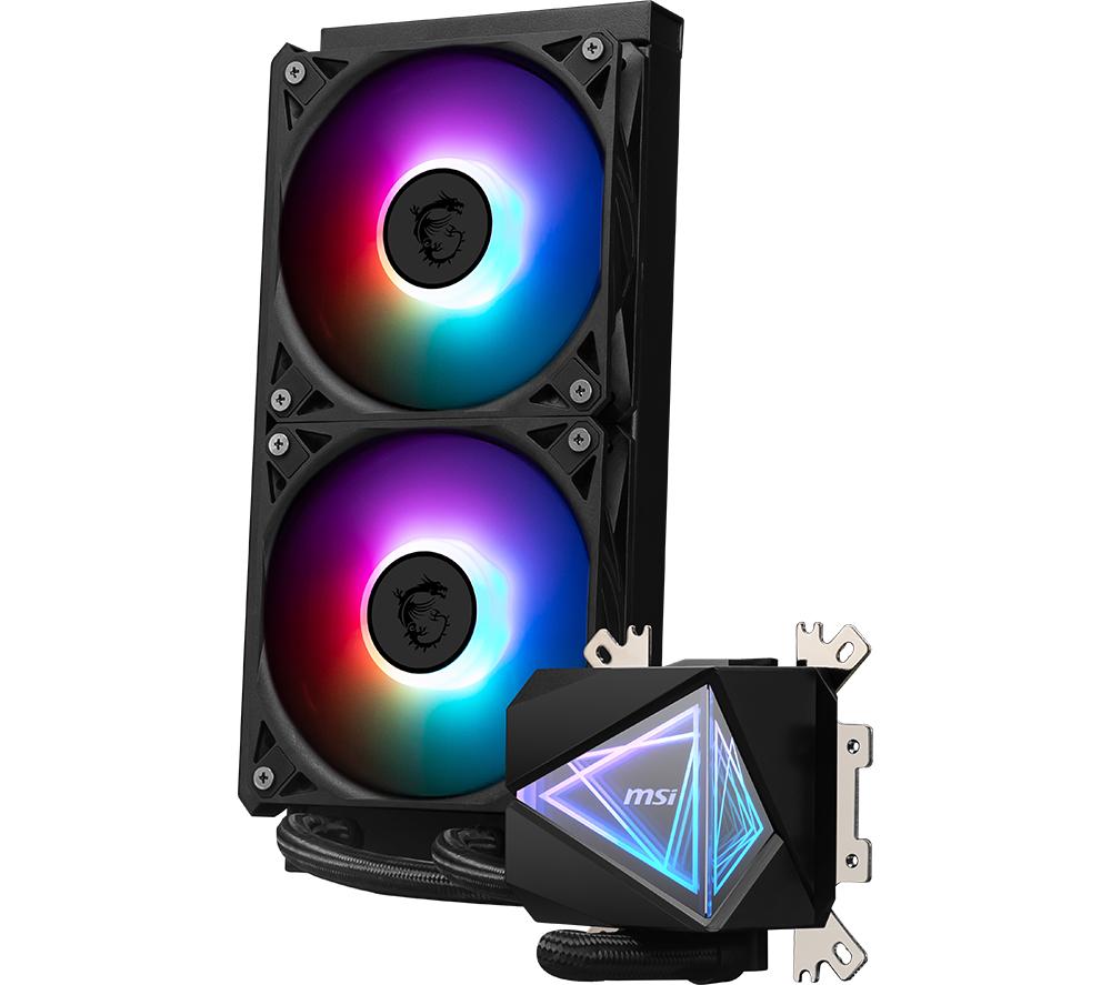 MSI MAG CORELIQUID i240 240 mm Liquid CPU Cooler - RGB LED, Black image number 7 of 8
