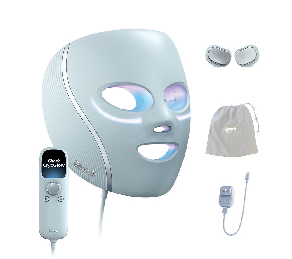 SHARK FW312UK CryoGlow Under-Eye Cooling LED Anti-Ageing & Blemish Repair Mask – Blue Frost
