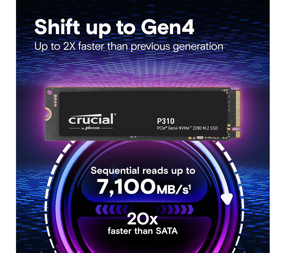 Buy CRUCIAL P310 M.2 Internal SSD - 1 TB | Currys