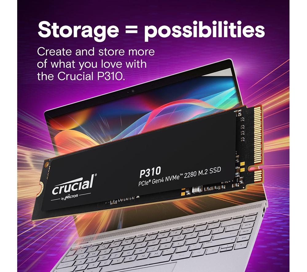 CRUCIAL P310 M.2 Internal SSD - 1 TB image number 6 of 6
