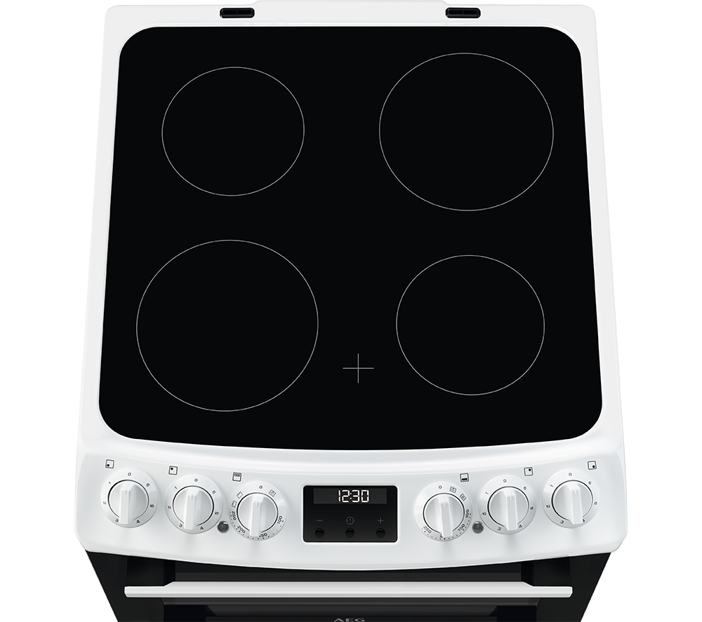 AEG 5000 SurroundCook CCX1530ACW 55 cm Electric Ceramic Cooker - White image number 3 of 6