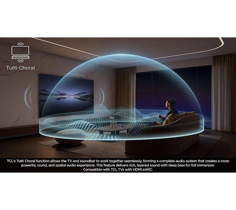 TCL Q75HK 5.1.2 Wireless Sound Bar with Dolby Atmos & DTS:X image number 6 of 23