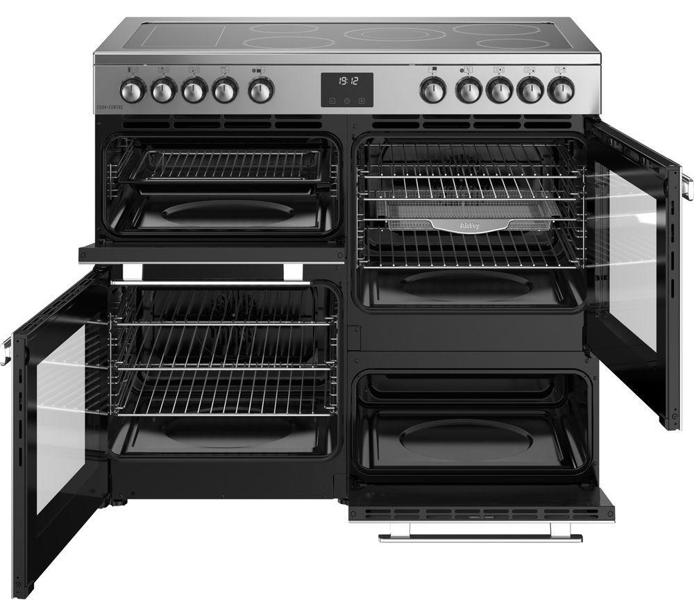 BELLING Cookcentre 100E Electric Ceramic Range Cooker - Stainless Steel & Chrome image number 5 of 18