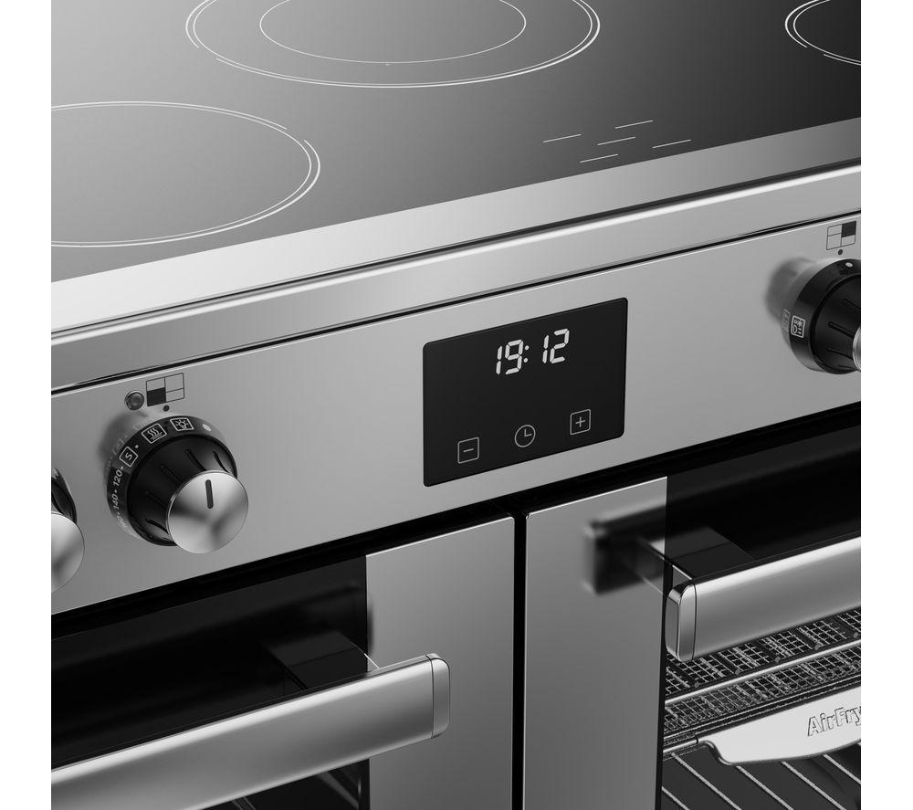 BELLING Cookcentre 100E Electric Ceramic Range Cooker - Stainless Steel & Chrome image number 7 of 18