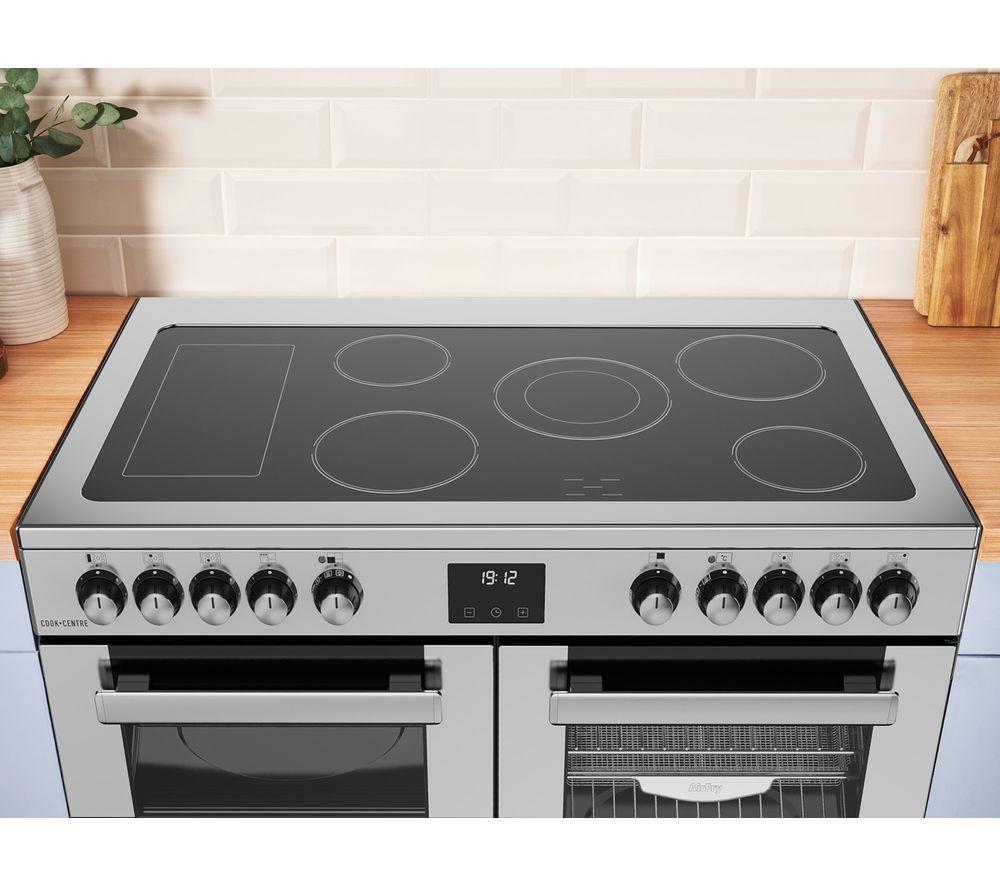 BELLING Cookcentre 100E Electric Ceramic Range Cooker - Stainless Steel & Chrome image number 9 of 18