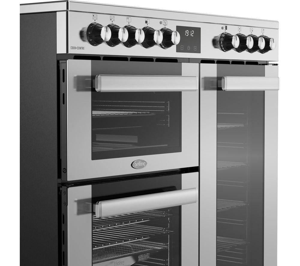 BELLING Cookcentre 90E Electric Ceramic Range Cooker - Stainless Steel & Chrome image number 6 of 19