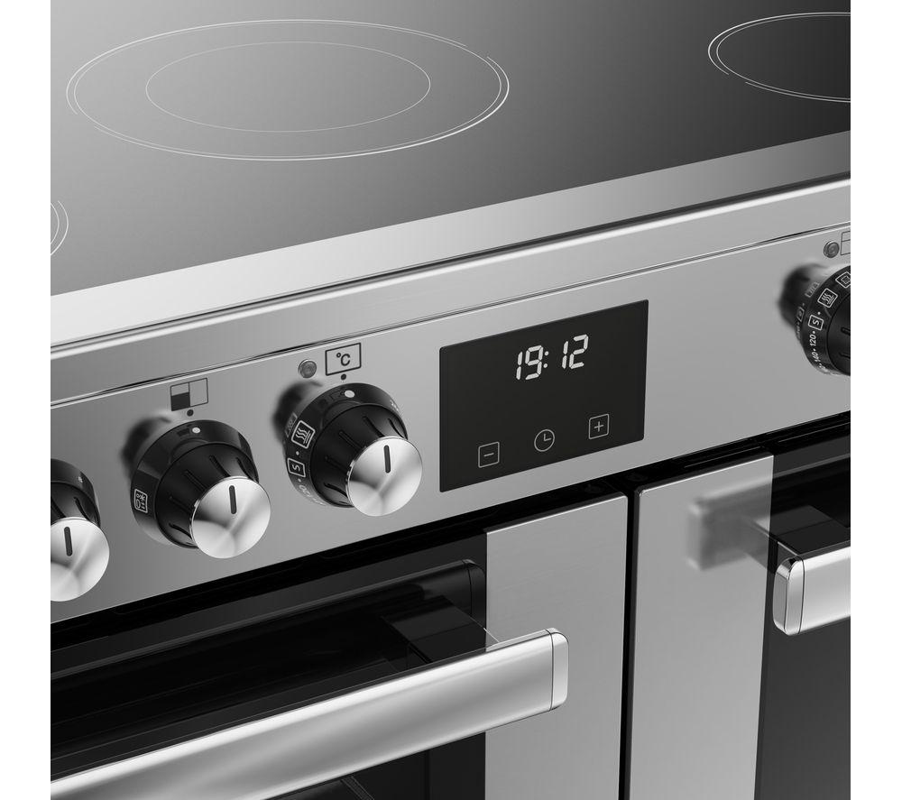 BELLING Cookcentre 90E Electric Ceramic Range Cooker - Stainless Steel & Chrome image number 9 of 19