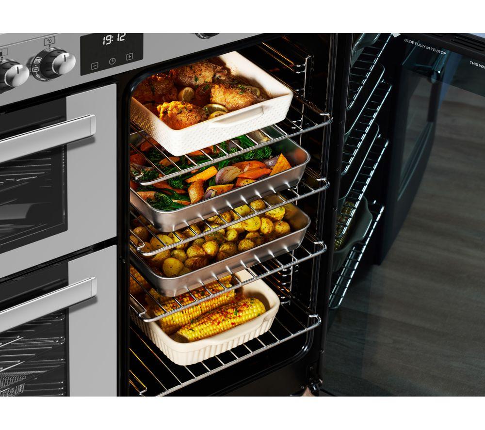 BELLING Cookcentre 90E Electric Ceramic Range Cooker - Stainless Steel & Chrome image number 12 of 19