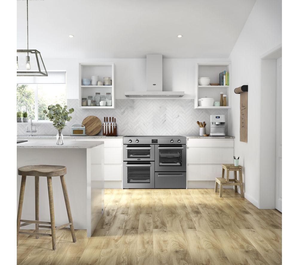 BELLING Cookcentre 110E Electric Ceramic Range Cooker - Stainless Steel & Chrome image number 2 of 19