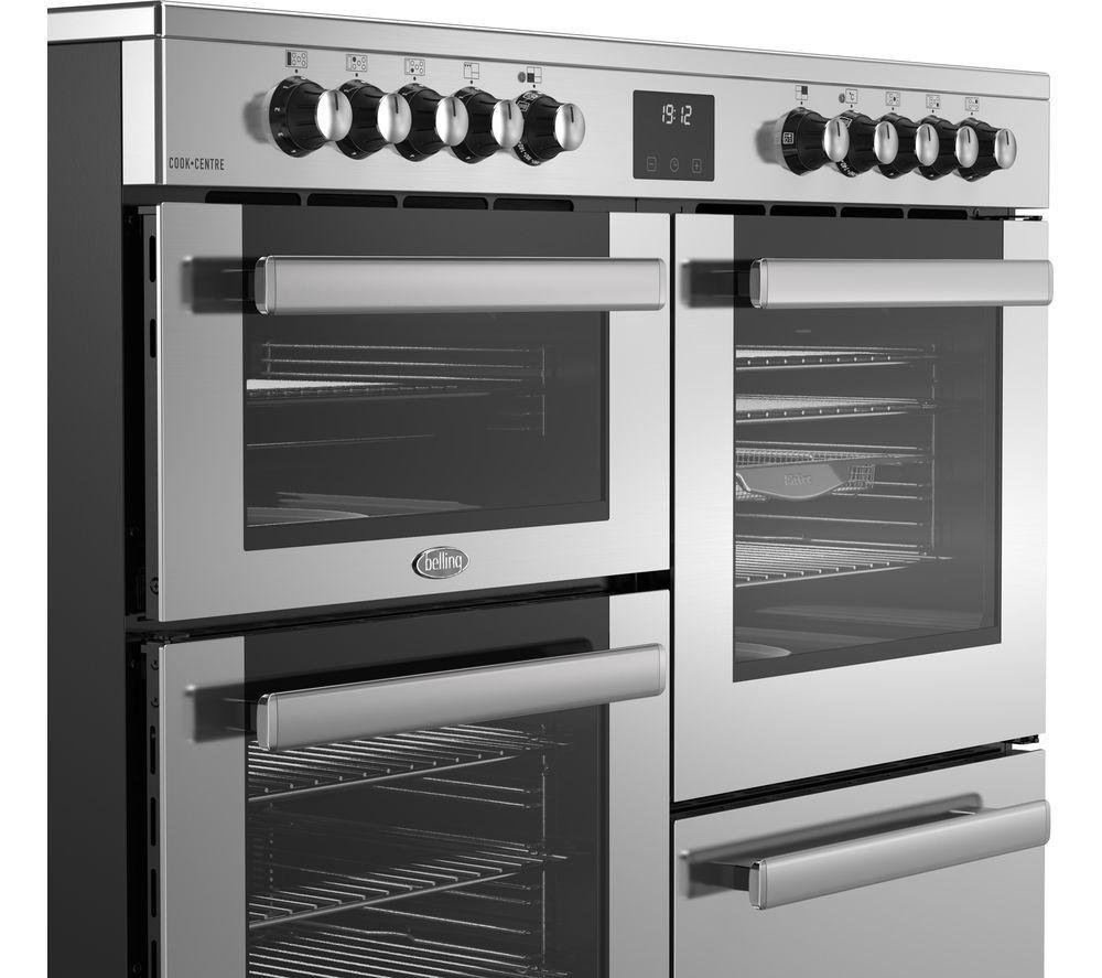 BELLING Cookcentre 110E Electric Ceramic Range Cooker - Stainless Steel & Chrome image number 6 of 19