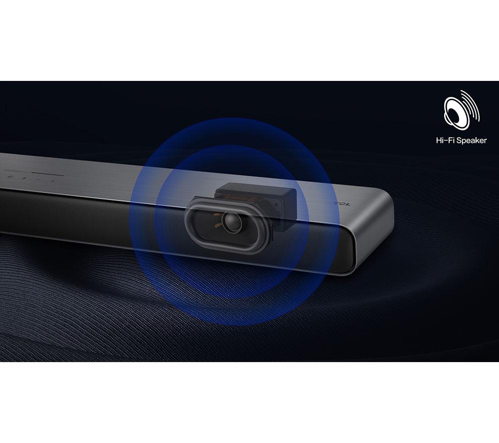 TCL S55HK 2.1 Wireless Compact Sound Bar with Dolby Atmos & DTS Virtual:X - Dark Titanium image number 10 of 23